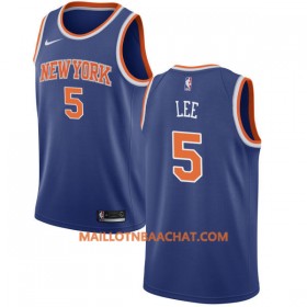 Maillot NBA New York Knicks Courtney Lee 5 Nike 2017-18 Bleu Swingman - Homme